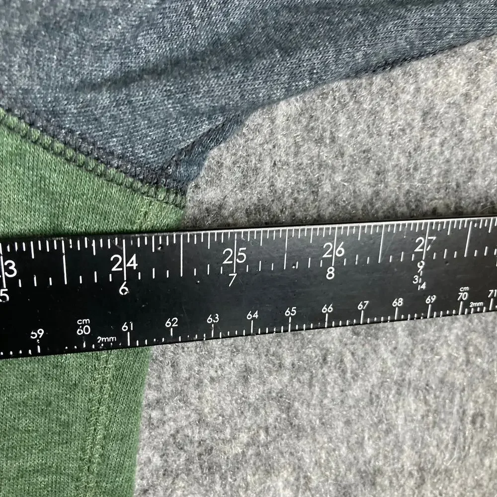 Levi's Hoodie Mens Size XXL Green Gray Buffalo‎ Graphic Pullover Sweatshirt